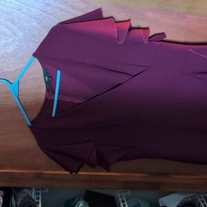 Women's Burgundy Dress